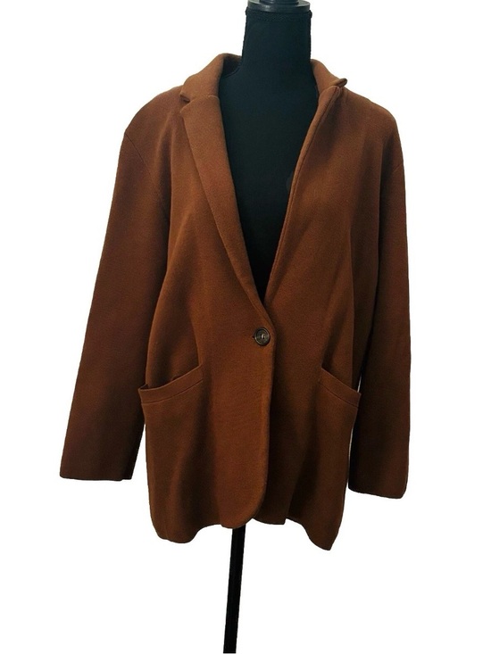 J. Crew Jackets & Blazers - J. Crew Women's Brown Single-Button Blazer